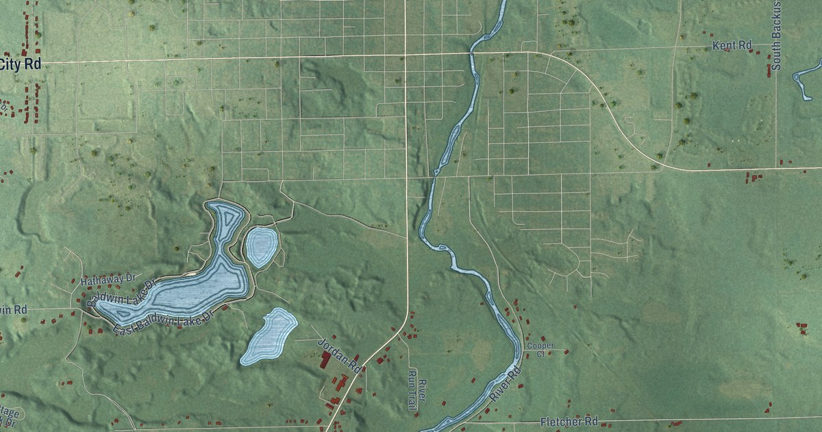 Map of Eureka, Michigan in 2026