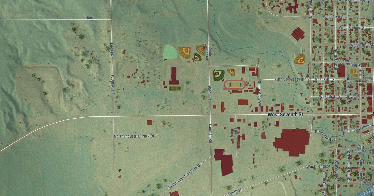 Map of Evart City, Michigan in 2026