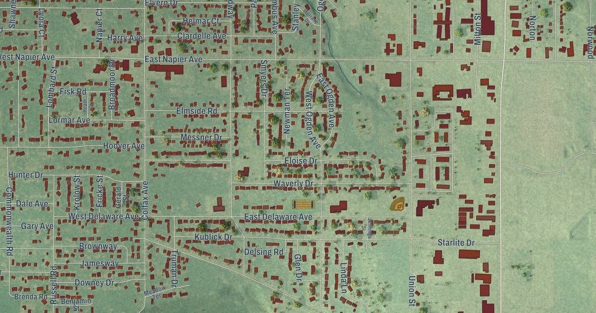 Map of Fair Plain, Michigan in 2026