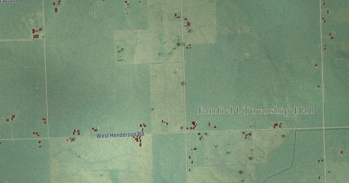 Map of Fairfield, Shiawassee County, Michigan in 2026