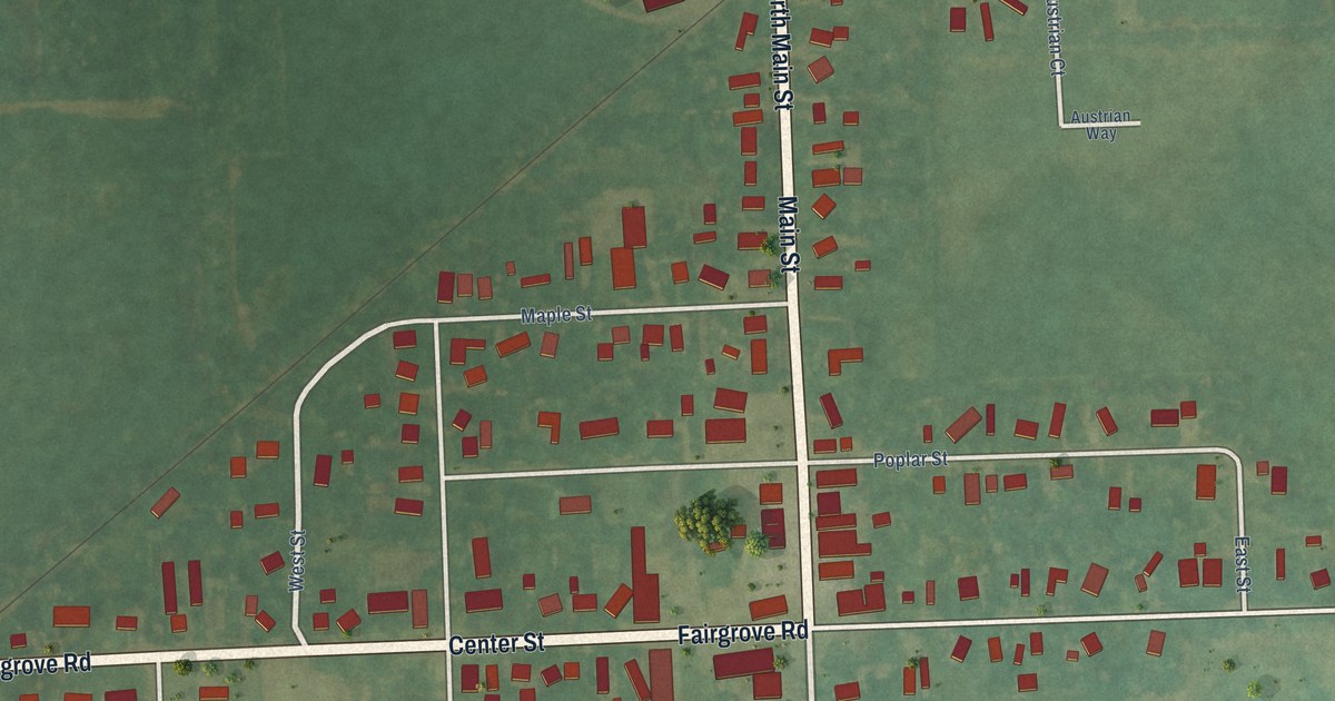 Map of Fairgrove Village, Michigan in 2026