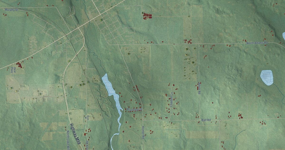 Map of Fayette, Michigan in 2026