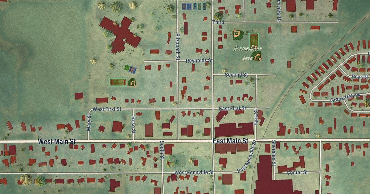 Map of Fennville, Michigan in 2026
