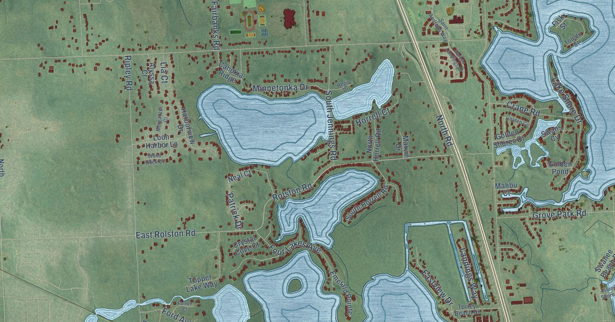 Map of Fenton Municipality, Michigan in 2026