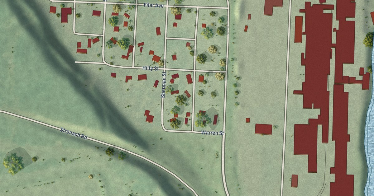Map of Filer City, Michigan in 2026