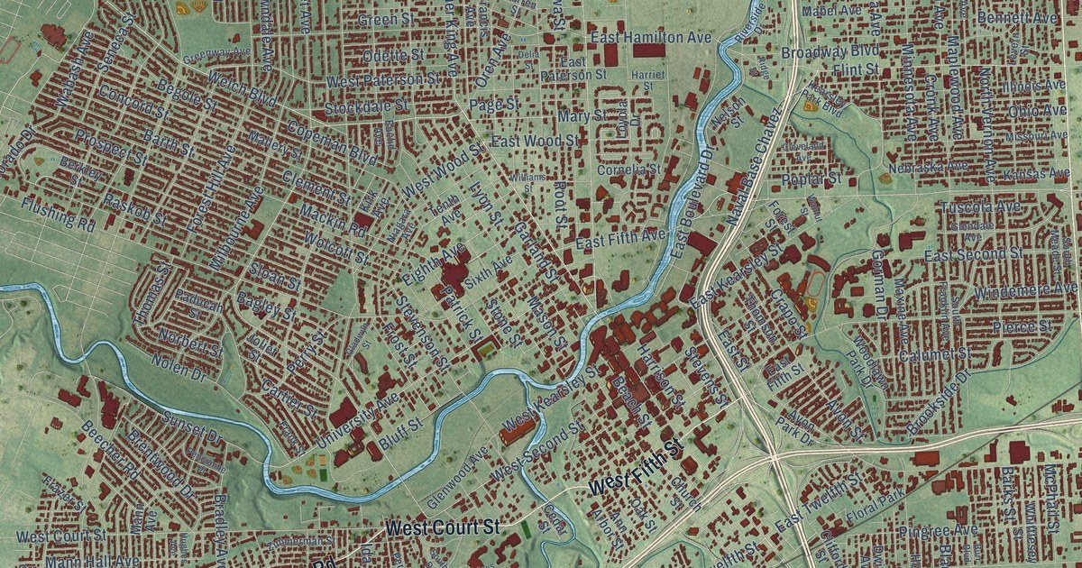 Map of Flint City, Michigan in 2026