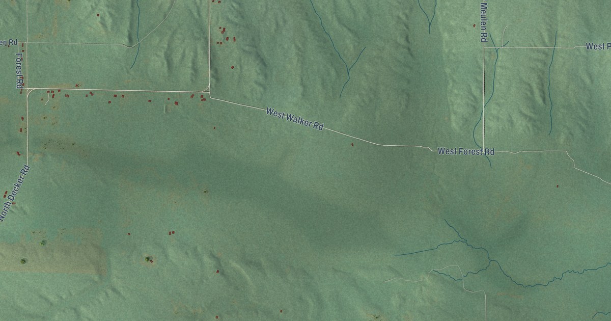 Map of Forest, Missaukee County, Michigan in 2026