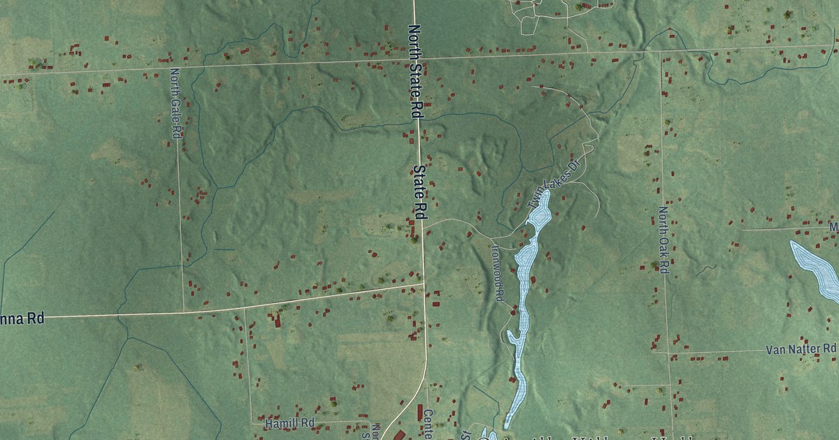Map of Forest, Genesee County, Michigan in 2026