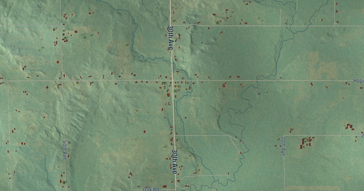 Map of Fork, Michigan in 2026