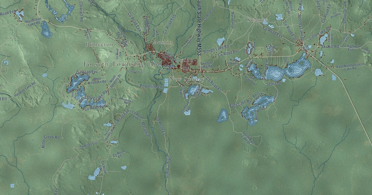 Map of Forsyth, Michigan in 2026