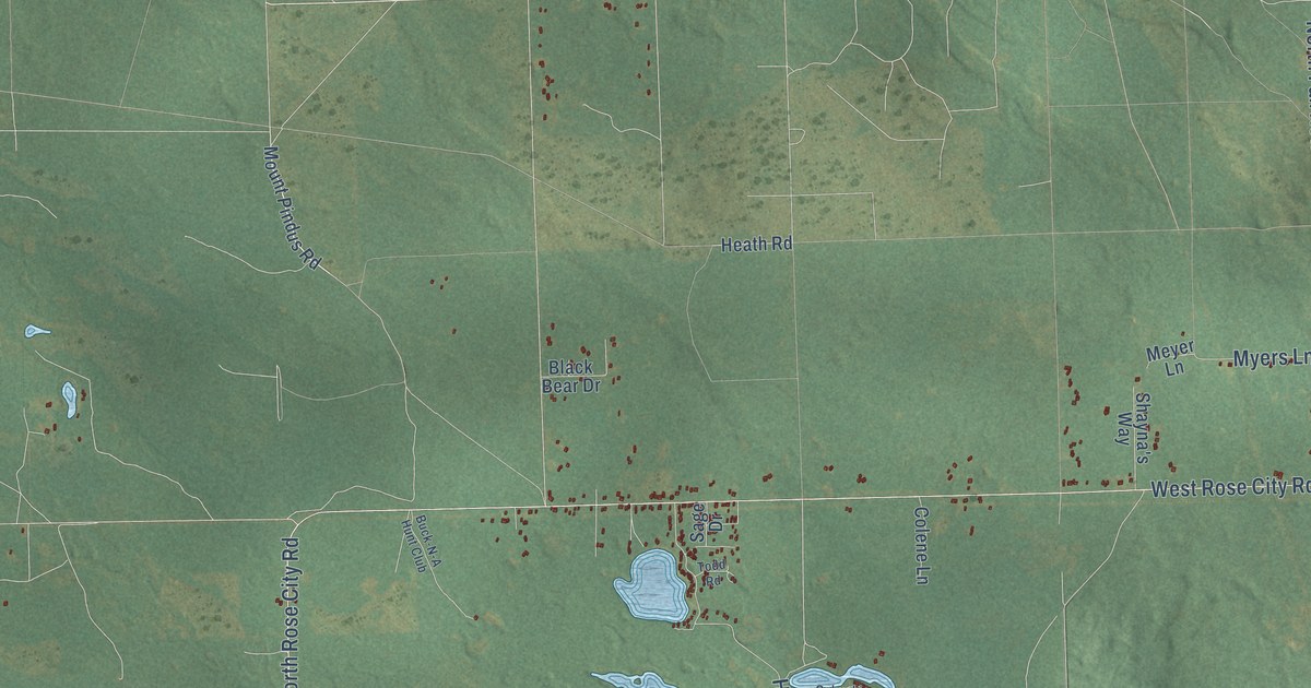 Map of Foster, Michigan in 2026