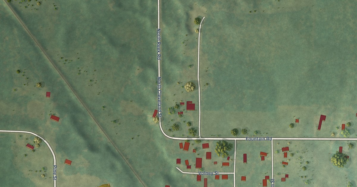 Map of Fountain, Michigan in 2026