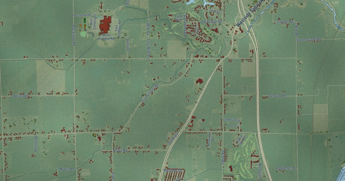 Map of Frankenlust, Michigan in 2026