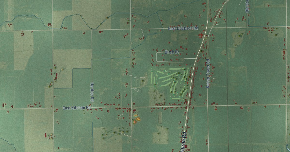 Map of Fraser, Bay County, Michigan in 2026