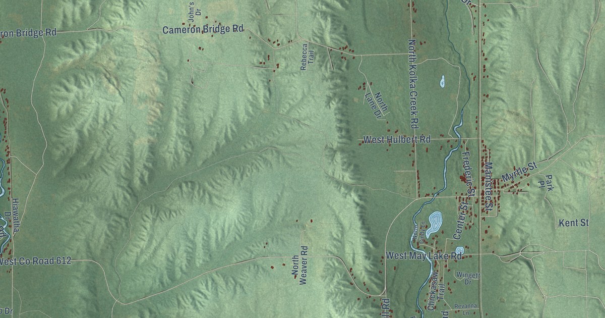 Map of Frederic, Michigan in 2026