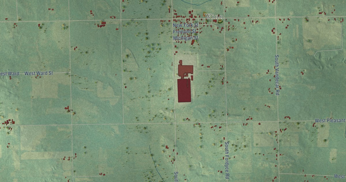 Map of Fremont, Isabella County, Michigan in 2026