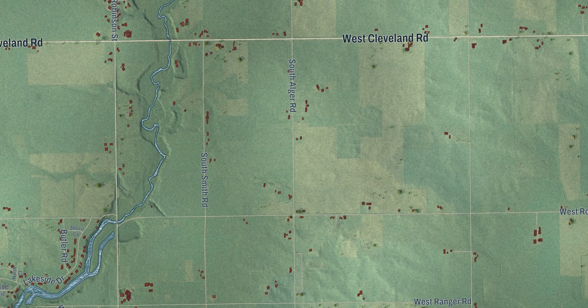 Map of Fulton, Michigan in 2026
