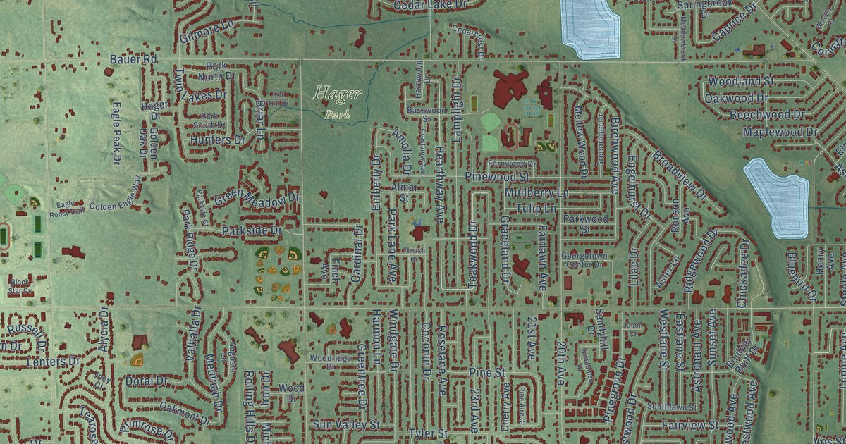 Map of Georgetown, Michigan in 2026