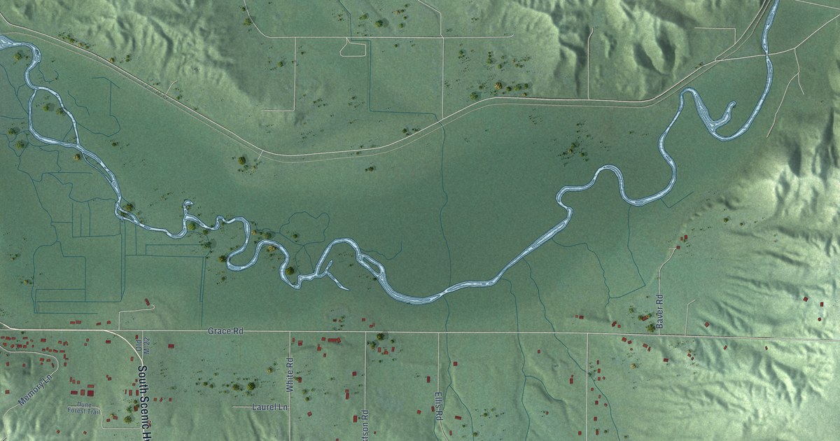 Map of Gilmore, Benzie County, Michigan in 2026