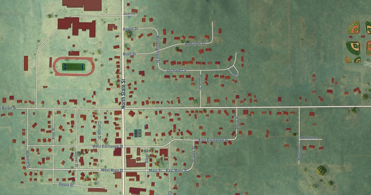 Map of Gobles, Michigan in 2026