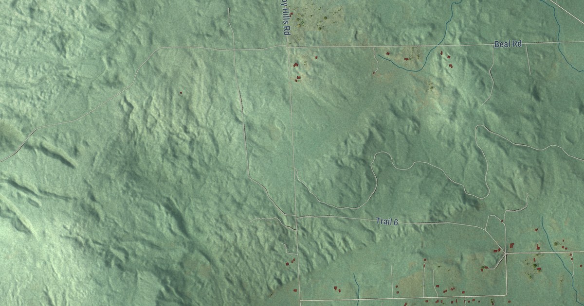 Map of Goodar, Michigan in 2026