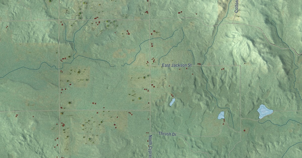 Map of Goodwell, Michigan in 2026