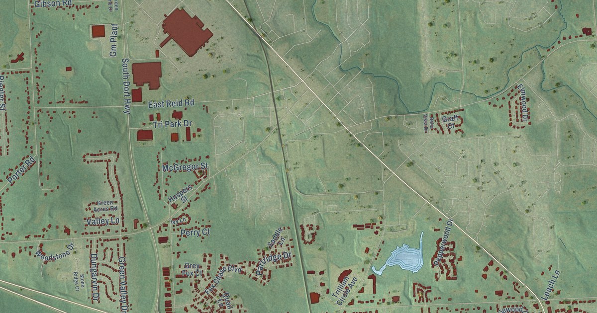 Map of Grand Blanc Municipality, Michigan in 2026