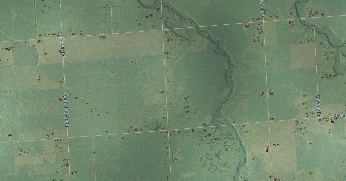 Map of Grant, Huron County, Michigan in 2026