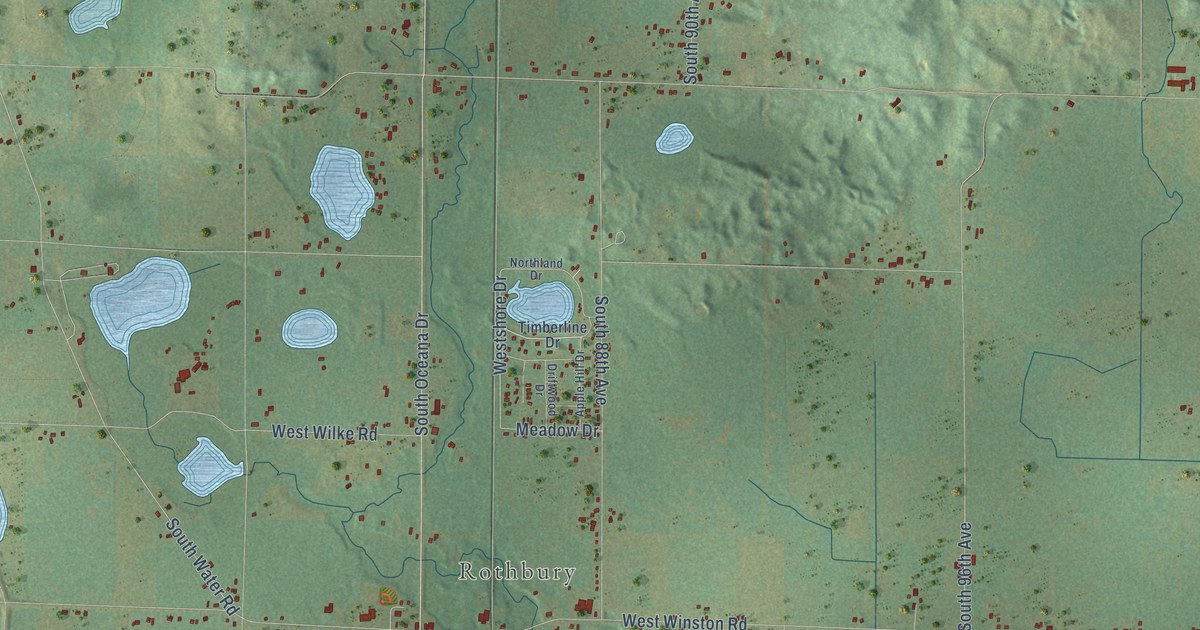 Map of Grant, Oceana County, Michigan in 2026