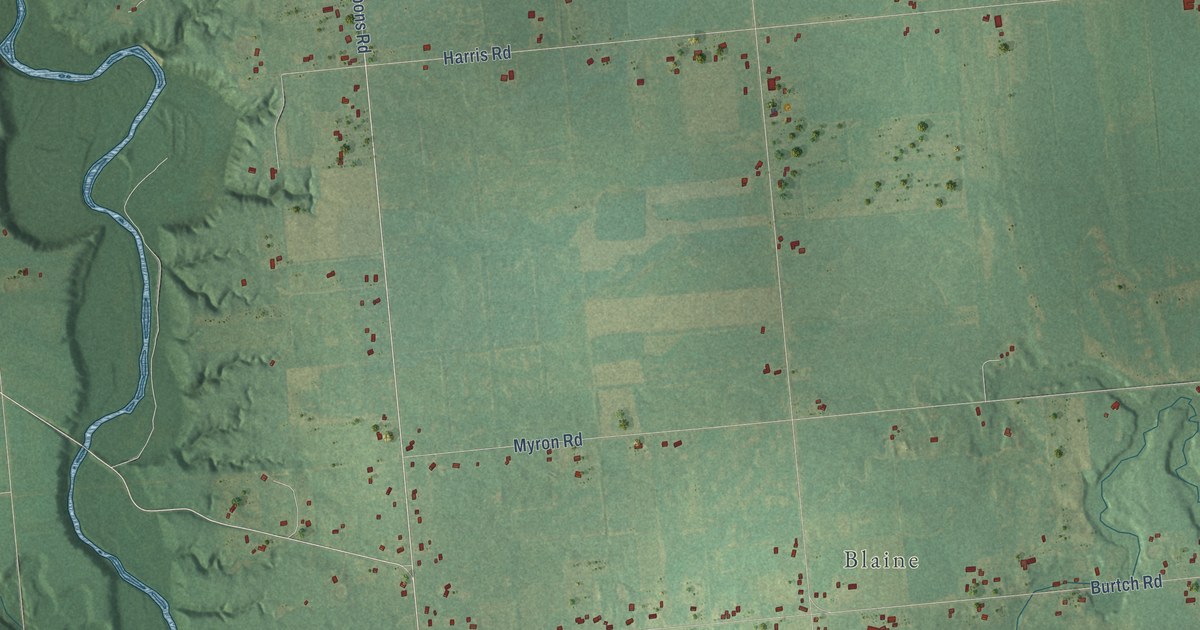 Map of Grant, St. Clair County, Michigan in 2026