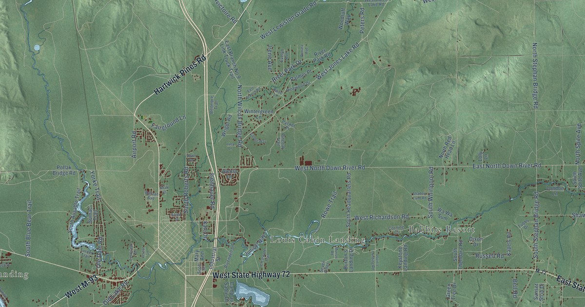 Map of Grayling Municipality, Michigan in 2026