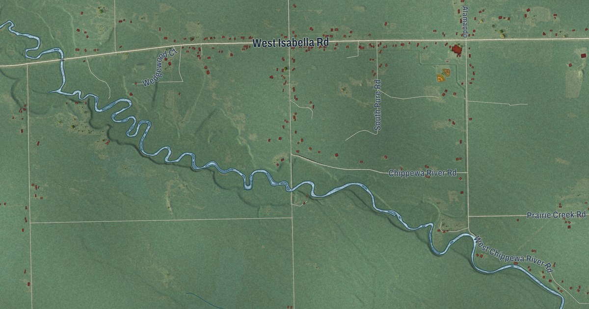 Map of Greendale, Michigan in 2026