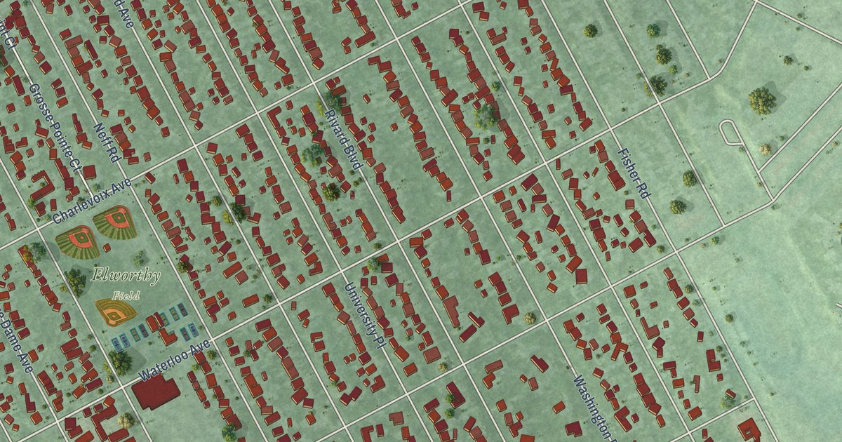 Map of Grosse Pointe, Michigan in 2026