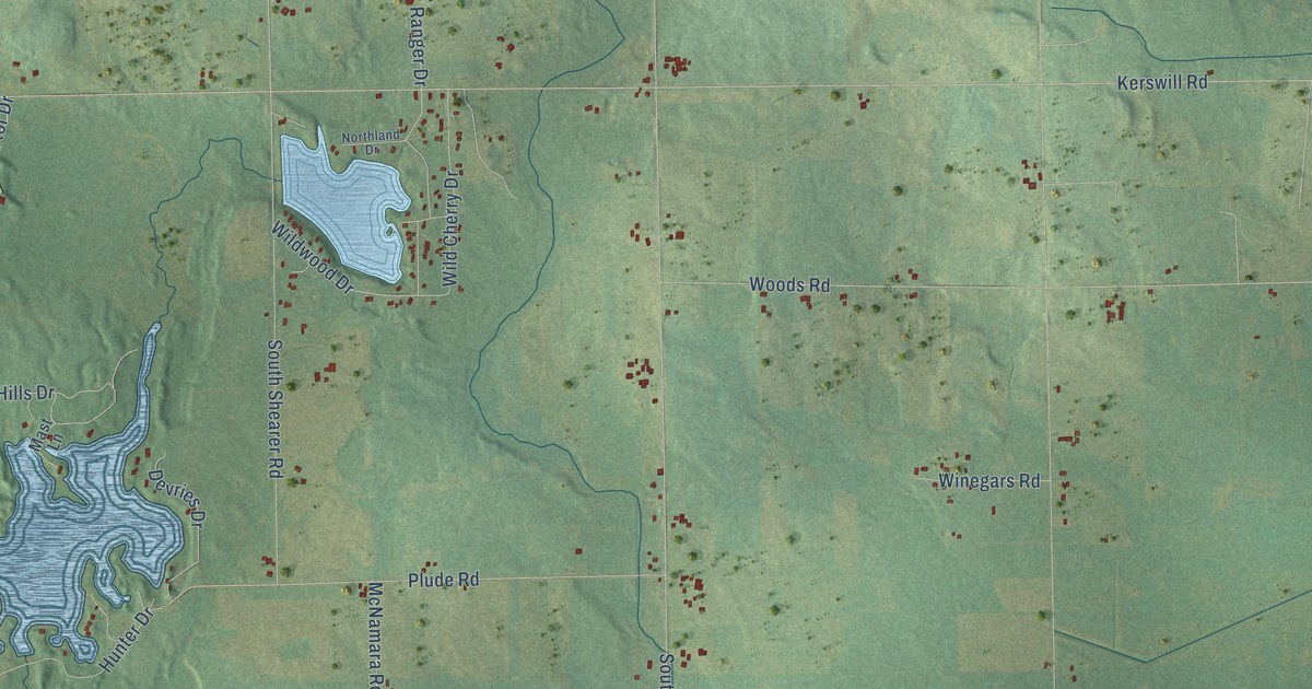 Map of Grout, Michigan in 2026