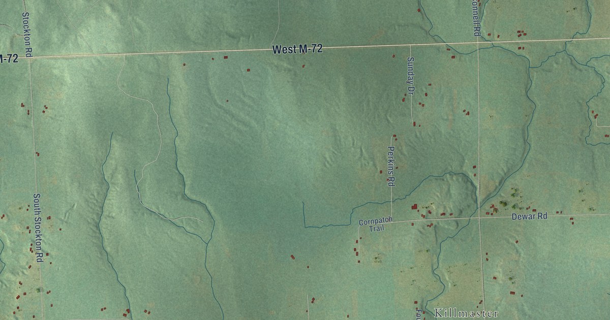 Map of Gustin, Michigan in 2026