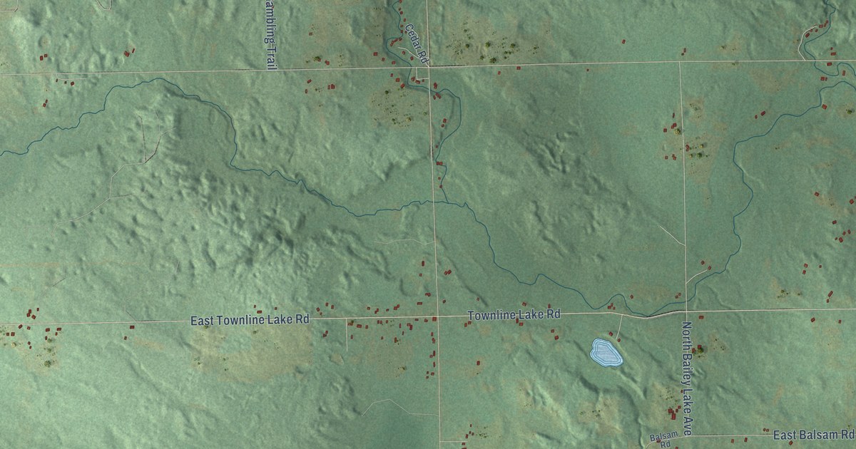 Map of Hamilton, Clare County, Michigan in 2026