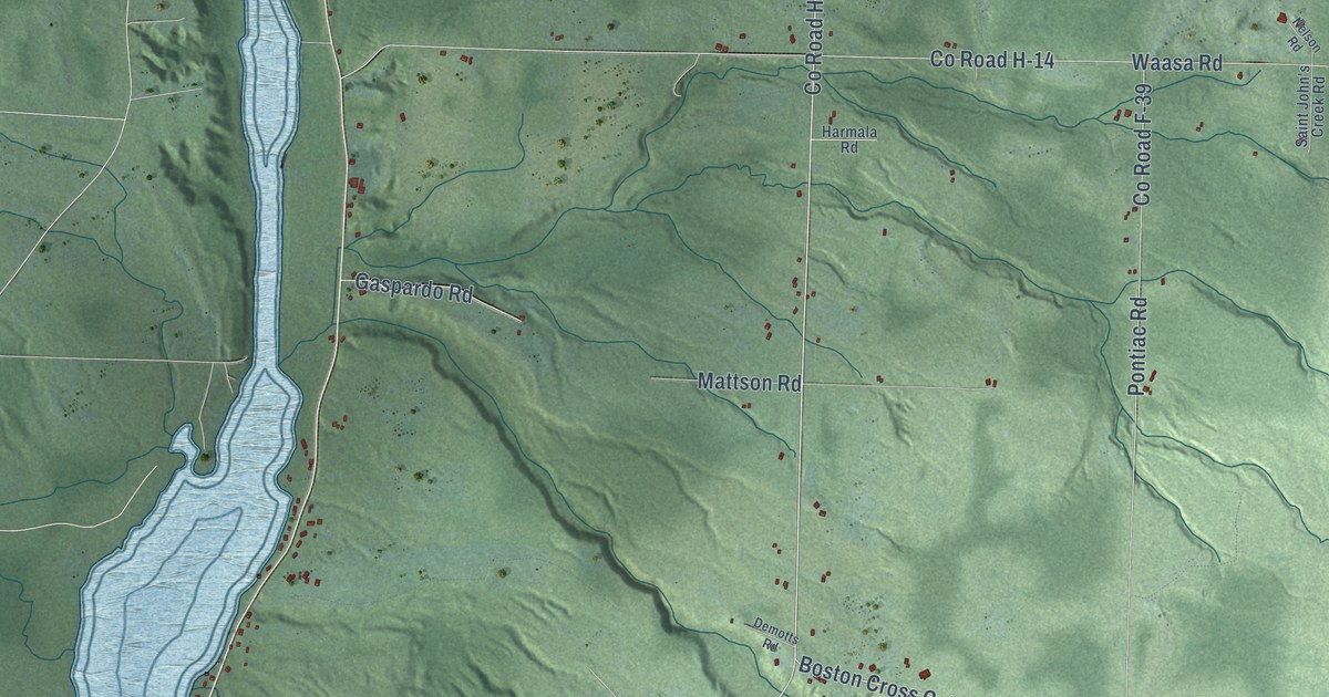 Map of Hancock Municipality, Michigan in 2026