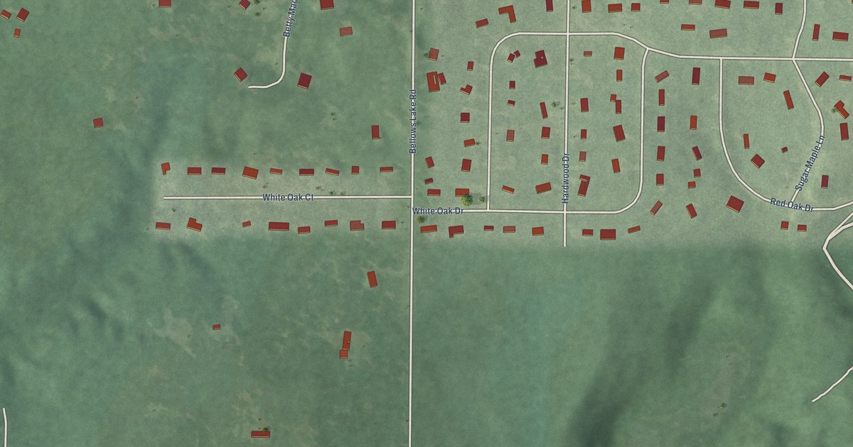 Map of Hardwood Acres, Michigan in 2026