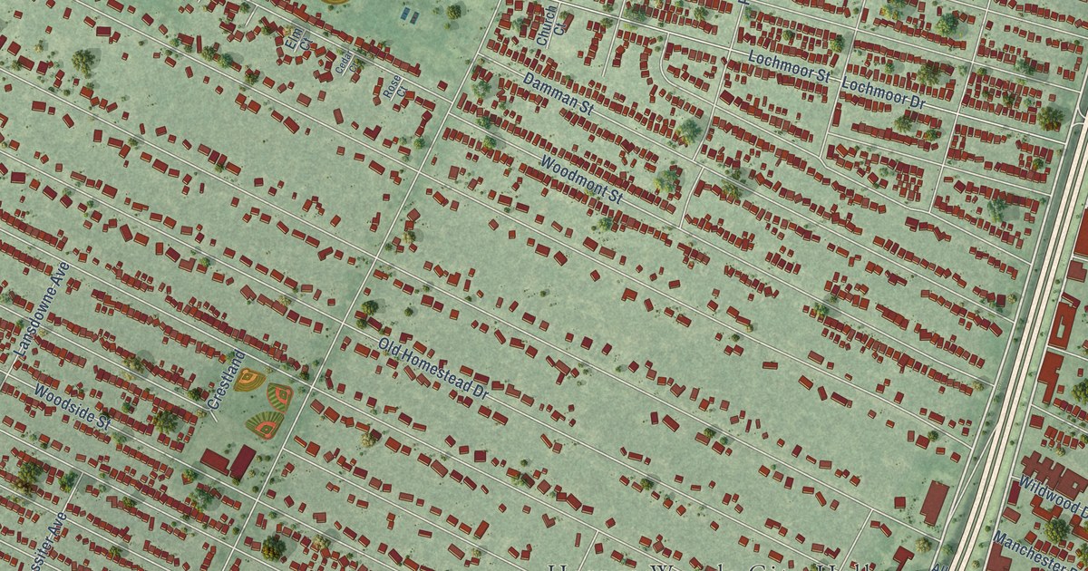 Map of Harper Woods, Michigan in 2026