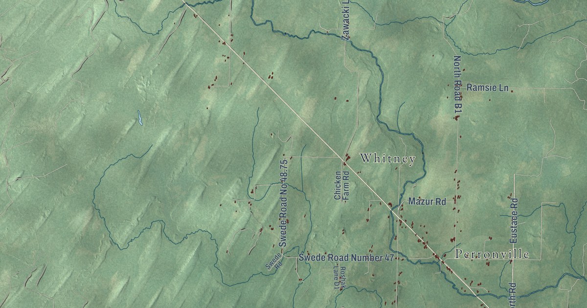 Map of Harris, Michigan in 2026
