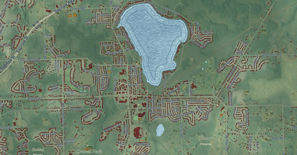 Map of Haslett, Michigan in 2026