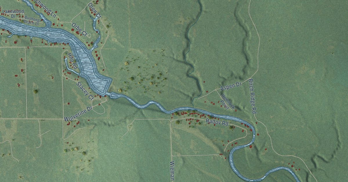 Map of Hay, Michigan in 2026