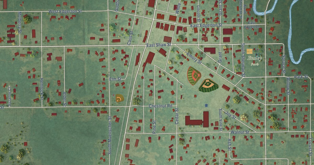 Map of Howard City, Michigan in 2026
