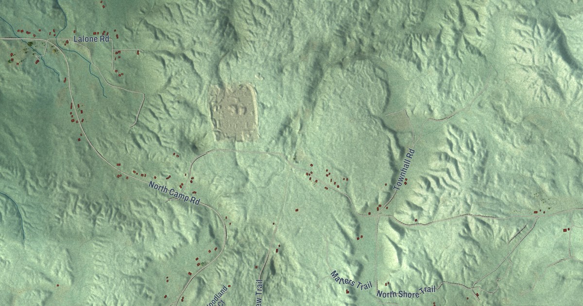 Map of Hudson, Charlevoix County, Michigan in 2026