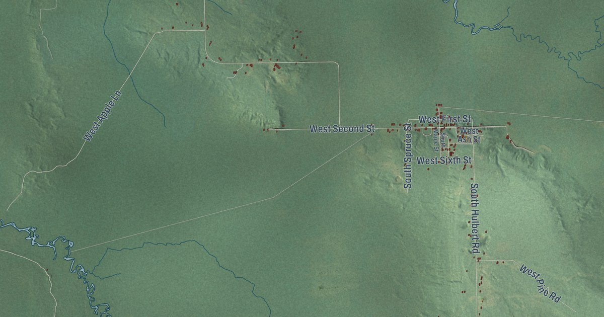 Map of Hulbert, Michigan in 2026