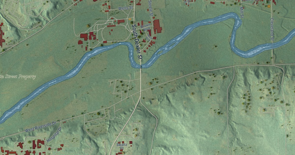 Map of Ionia City, Michigan in 2026