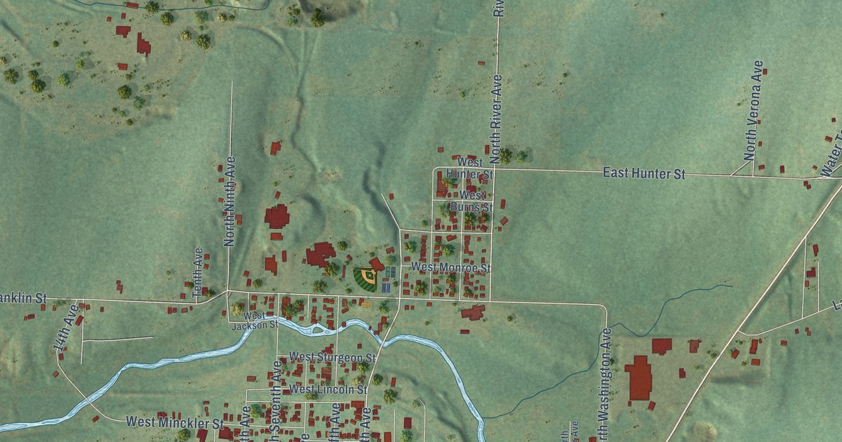 Map of Iron River City, Michigan in 2026