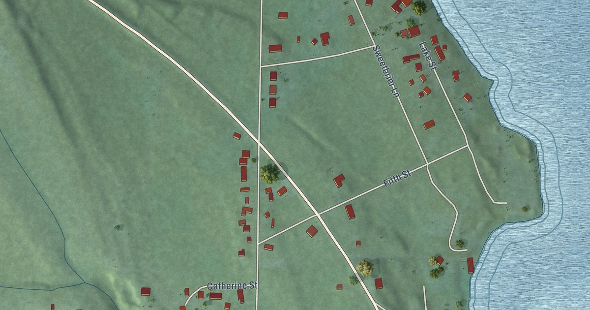 Map of Ironton, Michigan in 2026
