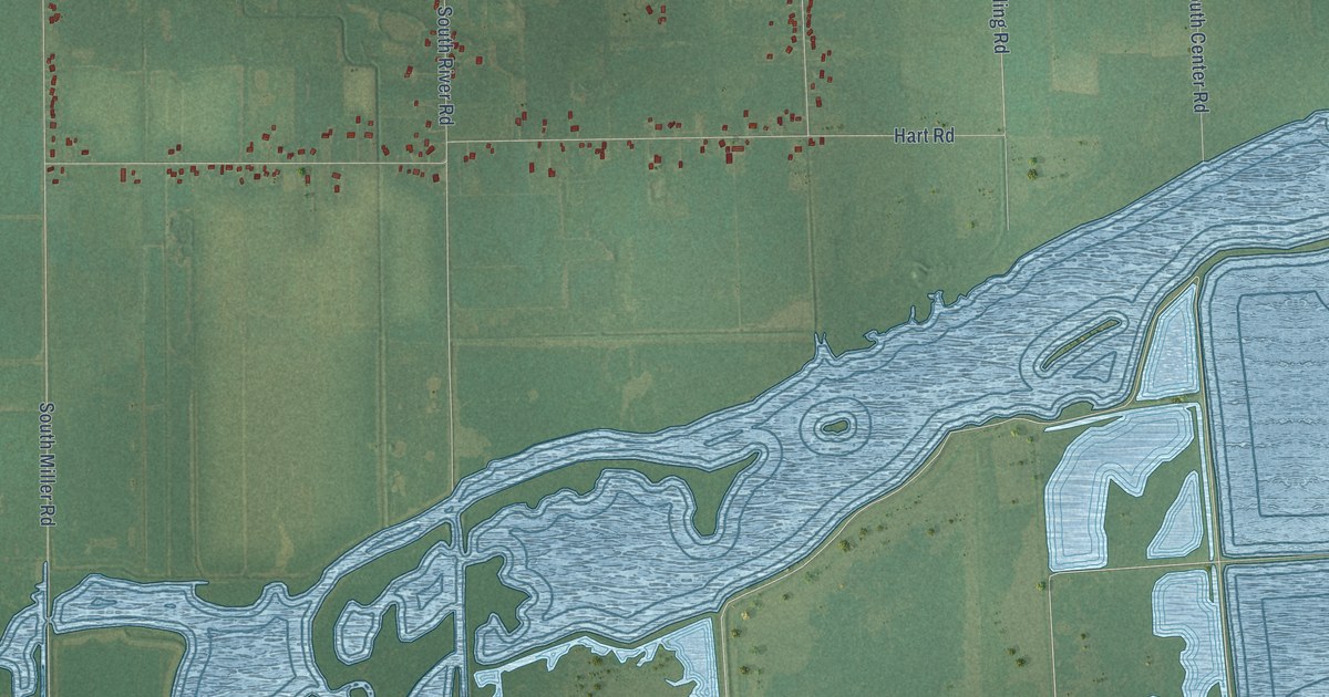 Map of James, Michigan in 2026