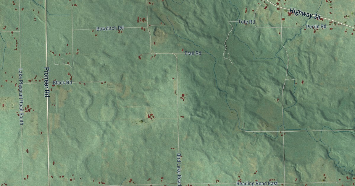 Map of Jefferson, Hillsdale County, Michigan in 2026
